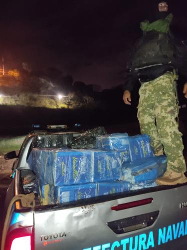 Control fluvial: Ingreso ilegal de mercaderías fue obstruida por Militares